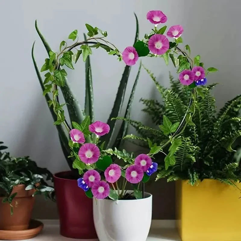 2-Pack: Heart-Shaped Plant Support Stake by DailySale