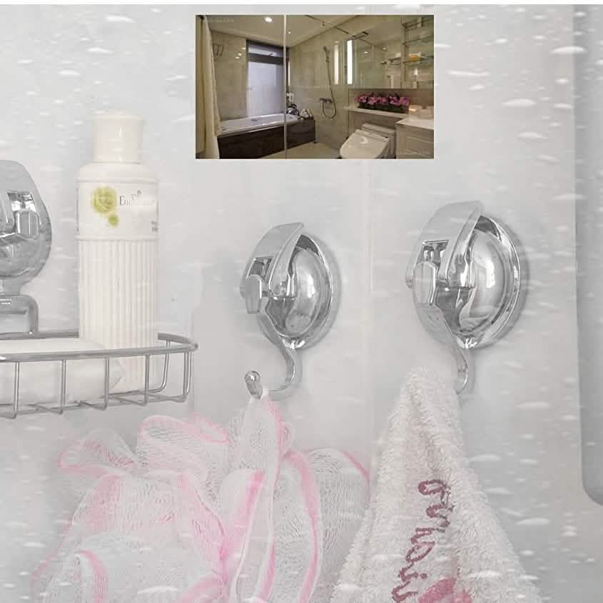 2-Pack: Heavy Duty Vacuum Suction Cup Hook by DailySale