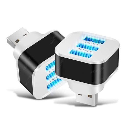 2-Pack: High Speed USB HUB 3 Ports Splitter by DailySale