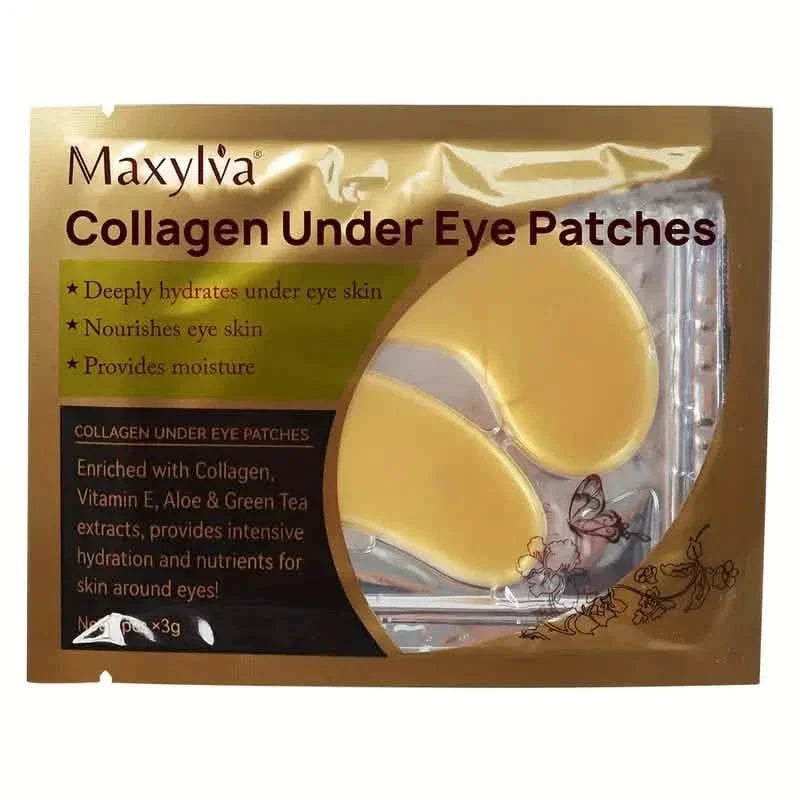 2-Pack: Hydrating Eye Care Under Eye Crystal Mask Golden Under Eye Patches For Women and Men by DailySale