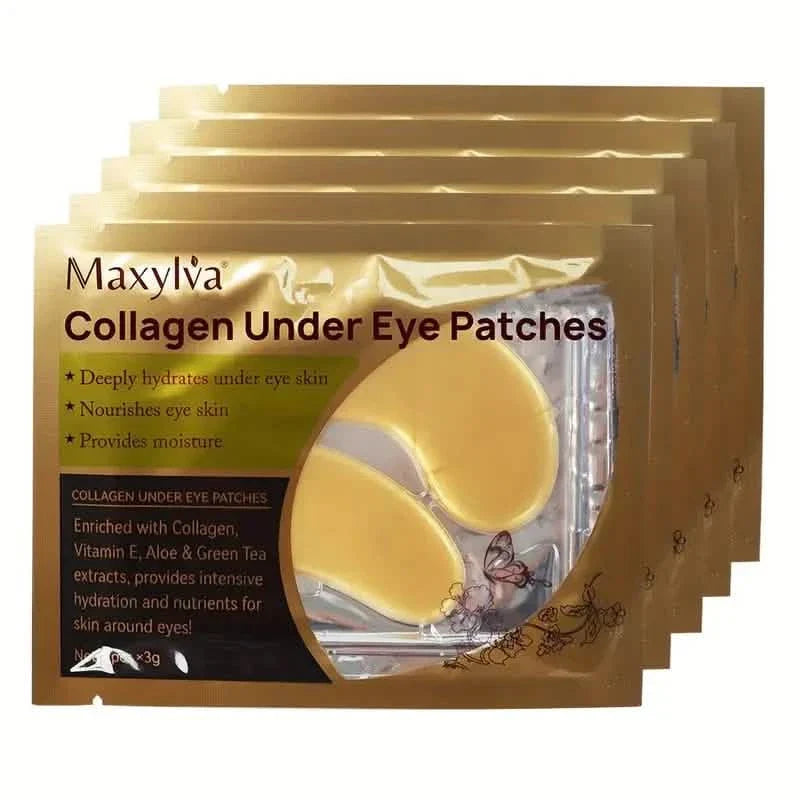 2-Pack: Hydrating Eye Care Under Eye Crystal Mask Golden Under Eye Patches For Women and Men by DailySale