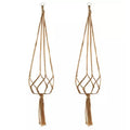 2-Pack: Indoor Outdoor Hanging Pot Rope Net Macrame Plant Hanger by DailySale