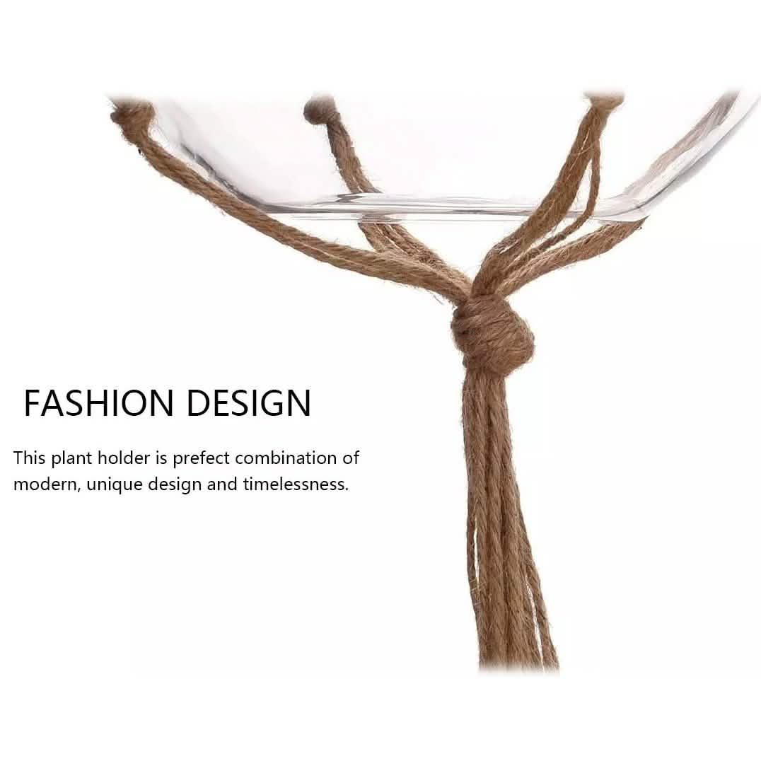 2-Pack: Indoor Outdoor Hanging Pot Rope Net Macrame Plant Hanger by DailySale