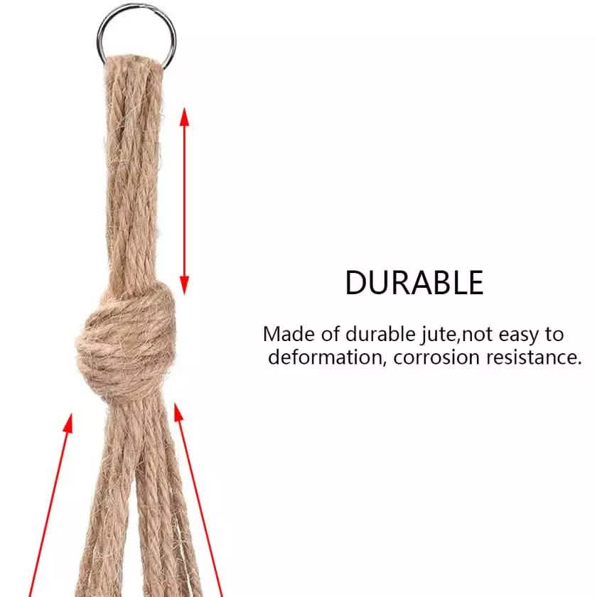 2-Pack: Indoor Outdoor Hanging Pot Rope Net Macrame Plant Hanger by DailySale