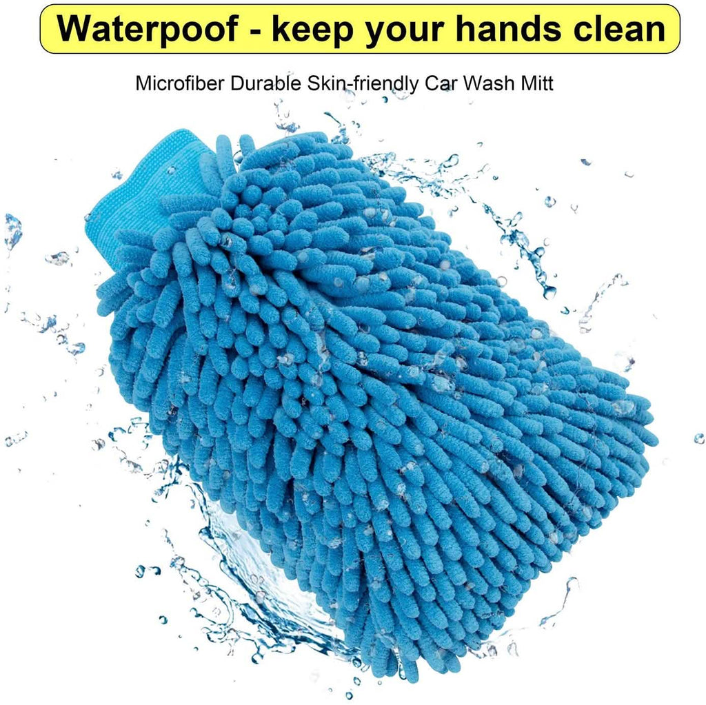2-Pack: Large Size Microfiber Car Wash Mitt by DailySale