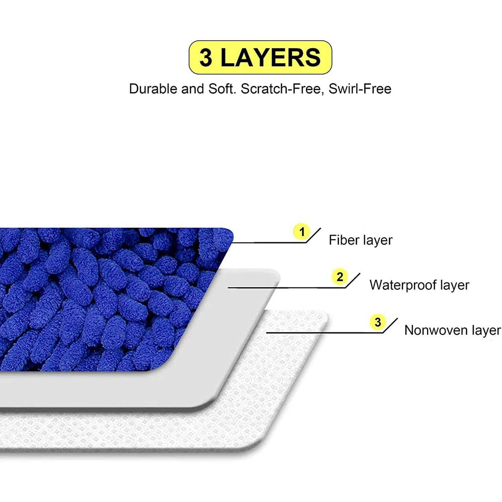 2-Pack: Large Size Microfiber Car Wash Mitt by DailySale