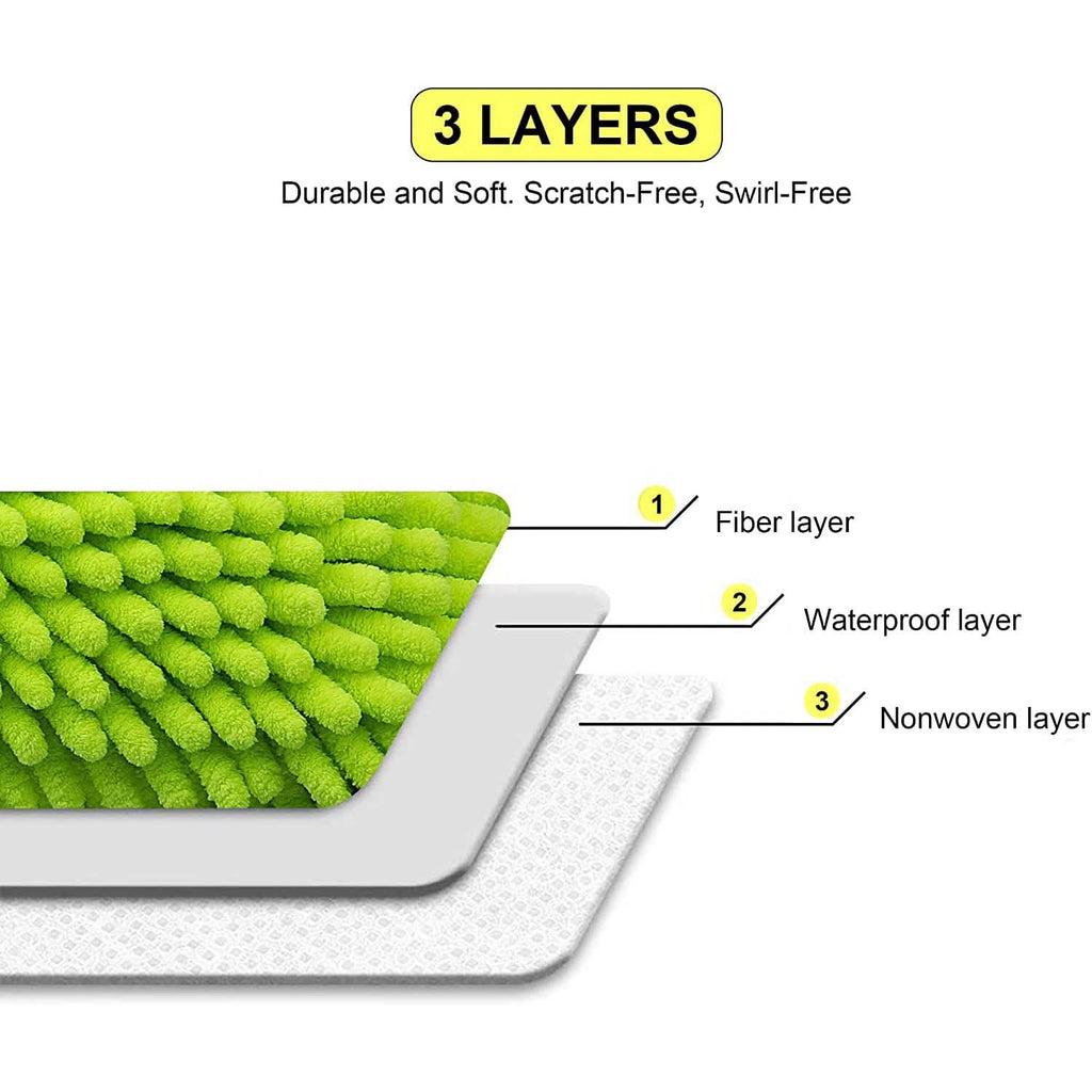 2-Pack: Large Size Microfiber Car Wash Mitt by DailySale