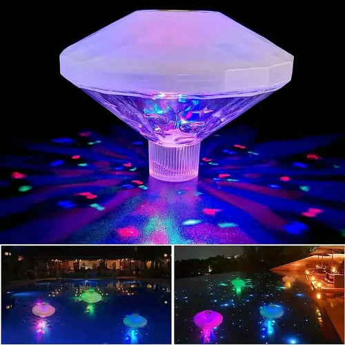 2-Pack: LED Color Changing Floating Pool Lights with 8 Modes Lighting by DailySale