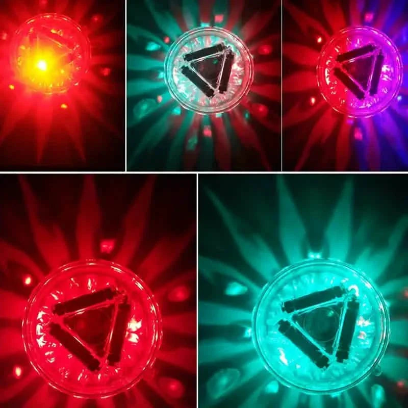 2-Pack: LED Color Changing Floating Pool Lights with 8 Modes Lighting by DailySale