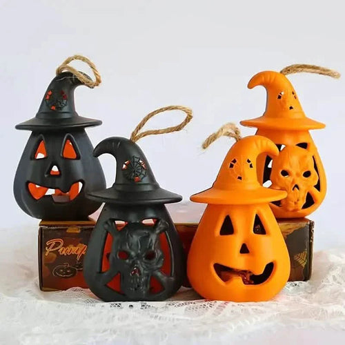 2-Pack: LED Lamp Halloween Pumpkin Light by DailySale