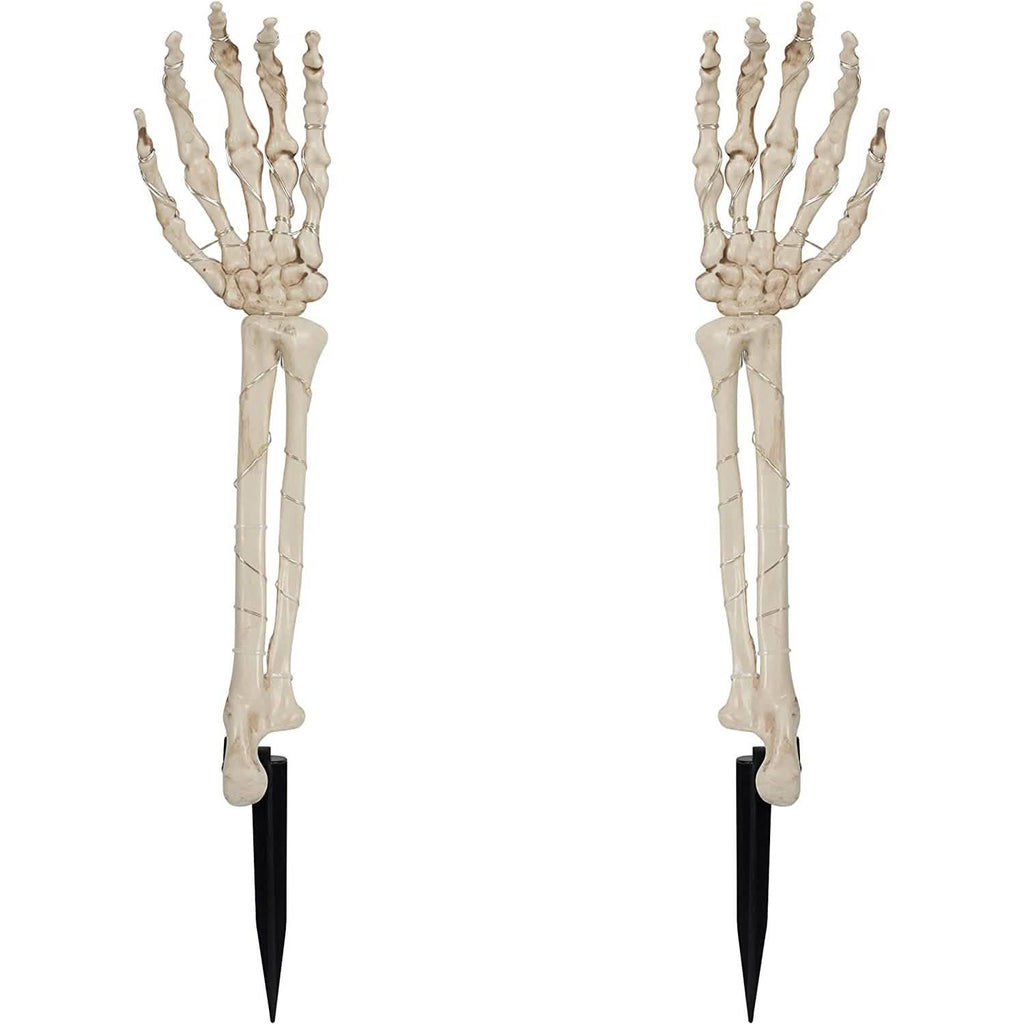 2-Pack: Light Up Skull Arm Stakes by DailySale