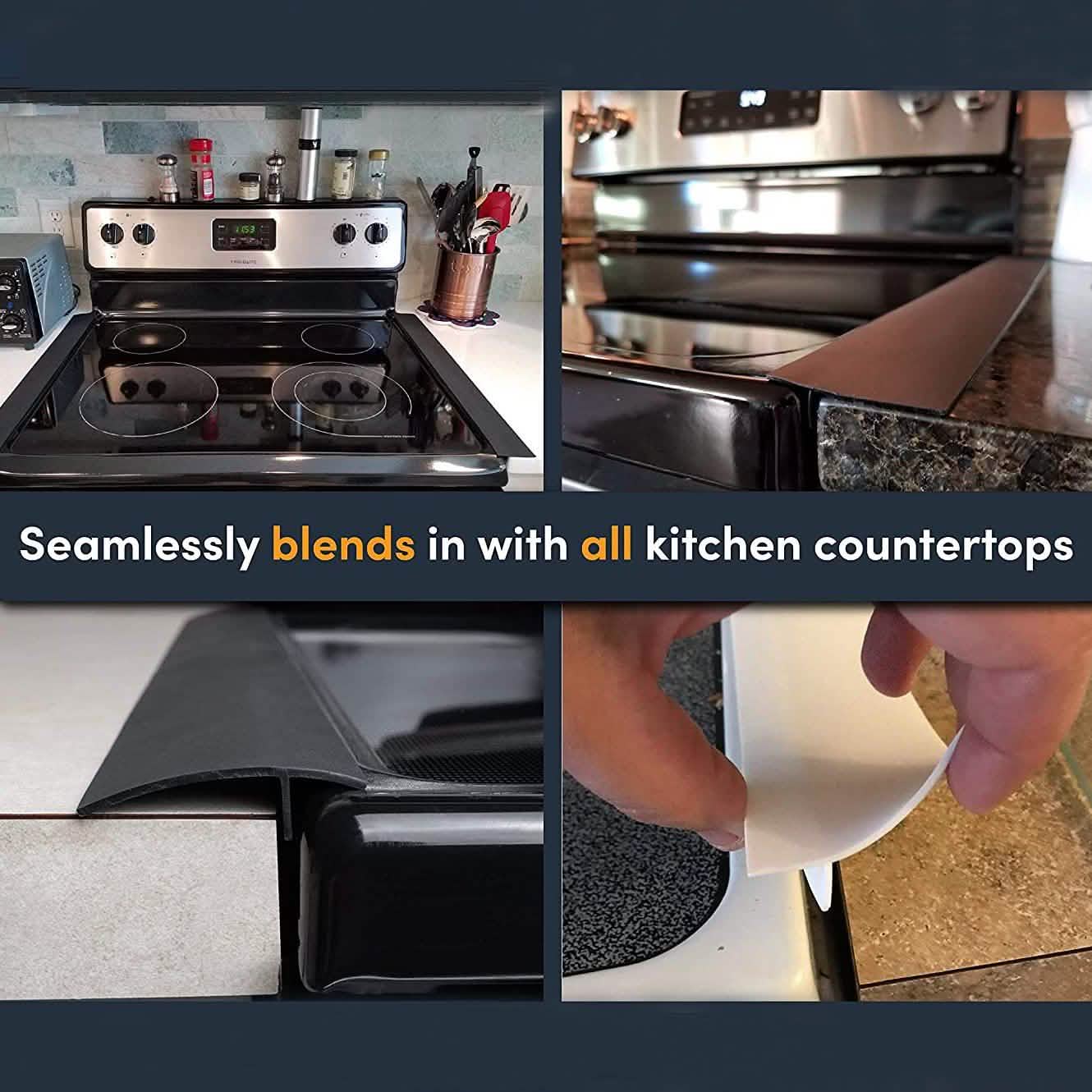 2-Pack: Linda's Silicone Stove Gap Covers by DailySale