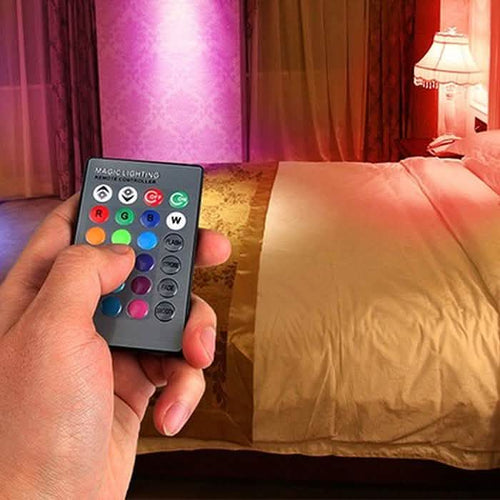 2-Pack: Magic Light Color-Changing LED Light Bulbs with Remote Control by DailySale