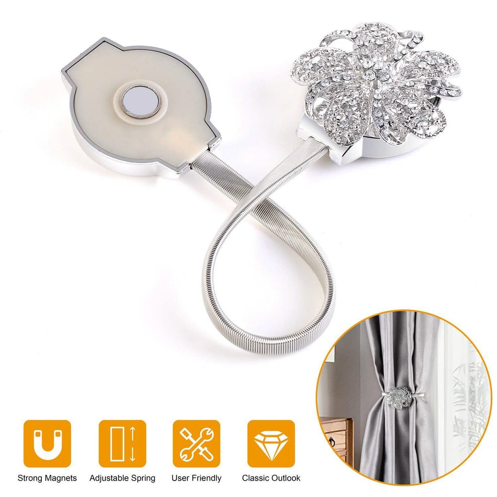 2-Pack: Magnetic Curtain Tiebacks by DailySale