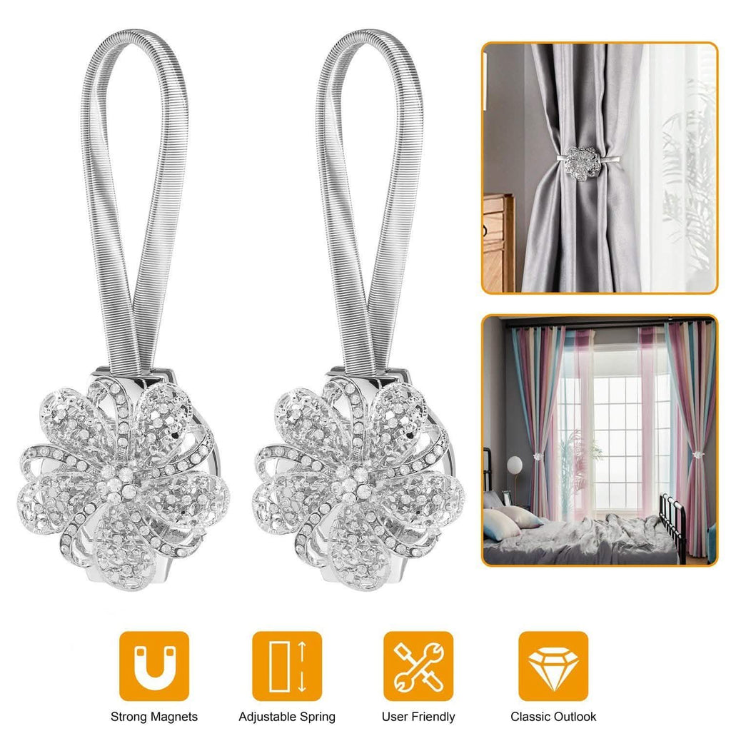 2-Pack: Magnetic Curtain Tiebacks by DailySale