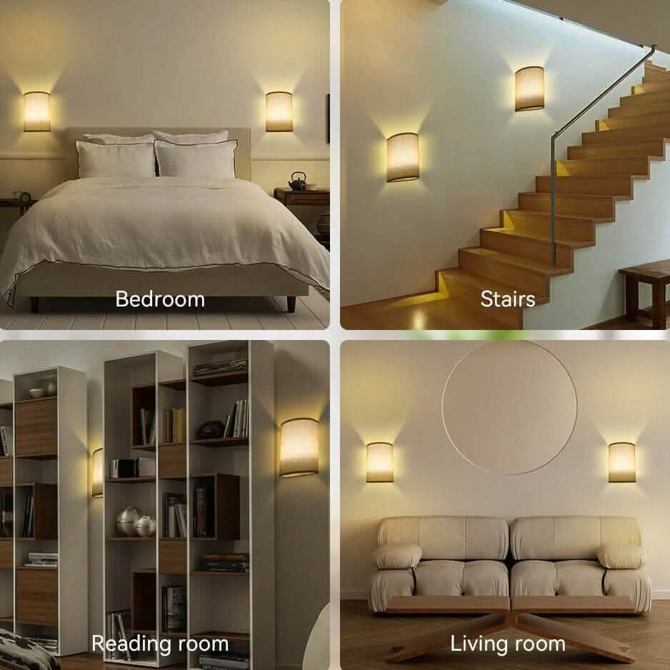 2-Pack: Magnetic Wireless Wall Sconce Lighting by DailySale