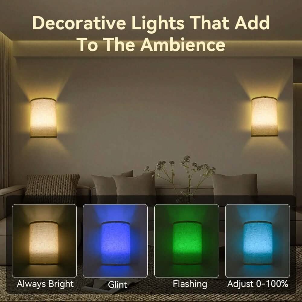 2-Pack: Magnetic Wireless Wall Sconce Lighting by DailySale