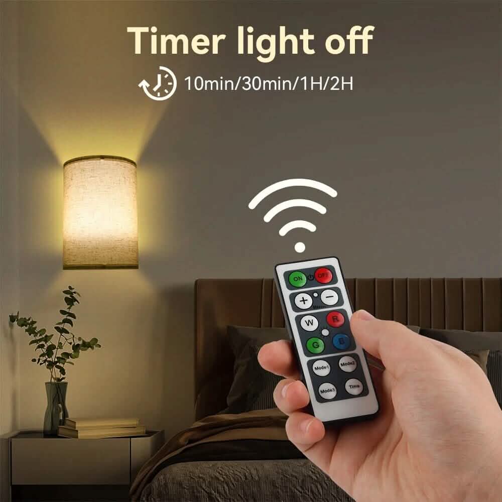 2-Pack: Magnetic Wireless Wall Sconce Lighting by DailySale