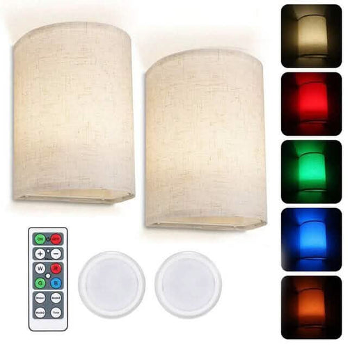 2-Pack: Magnetic Wireless Wall Sconce Lighting by DailySale