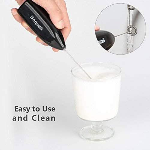 2-Pack: Milk Frother Handheld Battery Operated by DailySale