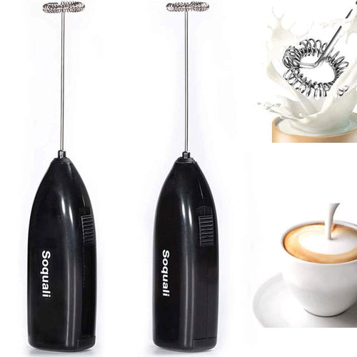 2-Pack: Milk Frother Handheld Battery Operated by DailySale