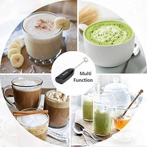 2-Pack: Milk Frother Handheld Battery Operated by DailySale
