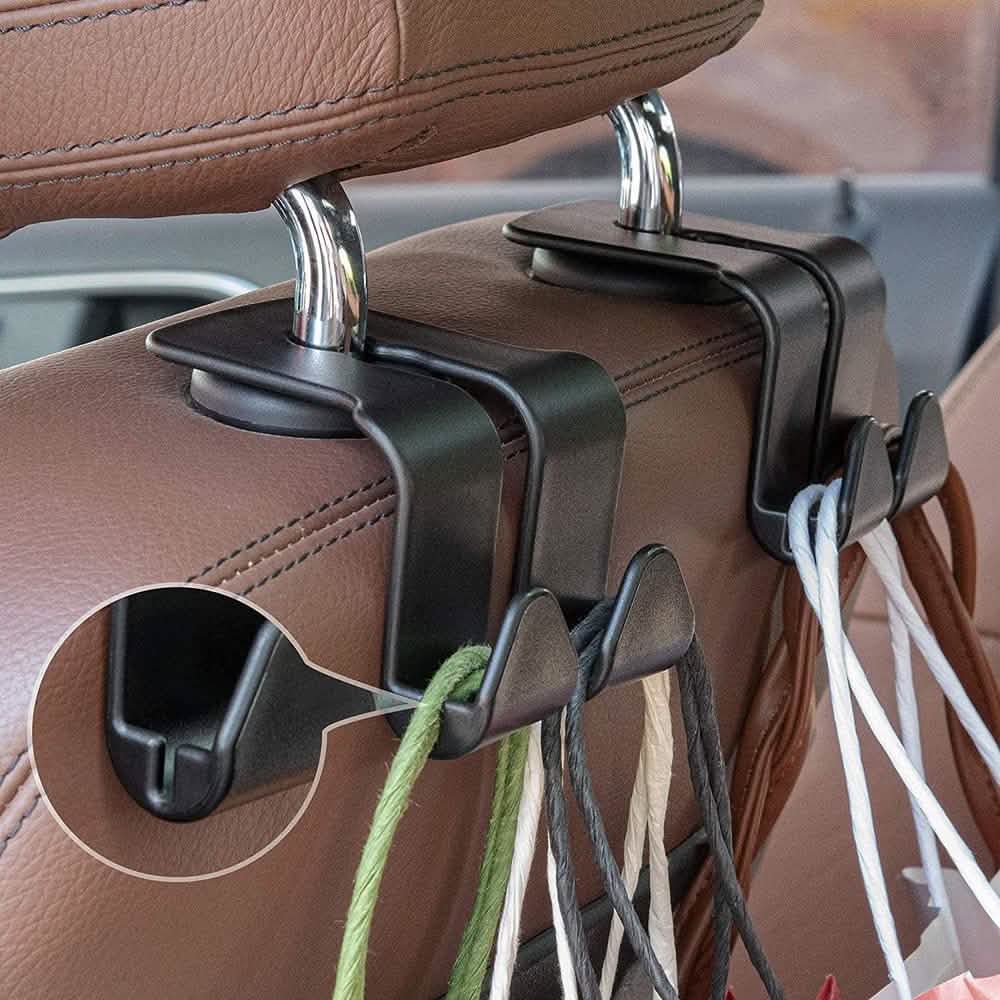 2 Pack: Multi-functional Vehicle Back Seat Hook by DailySale