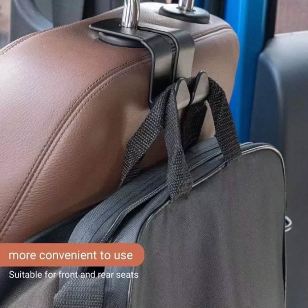2 Pack: Multi-functional Vehicle Back Seat Hook by DailySale