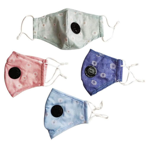 2-Pack: Multilayer Non-Medical Reusable Face Mask with Filter by DailySale