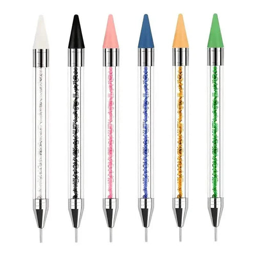 2-Pack: Nail Rhinestone Picker Dotting Tool by DailySale