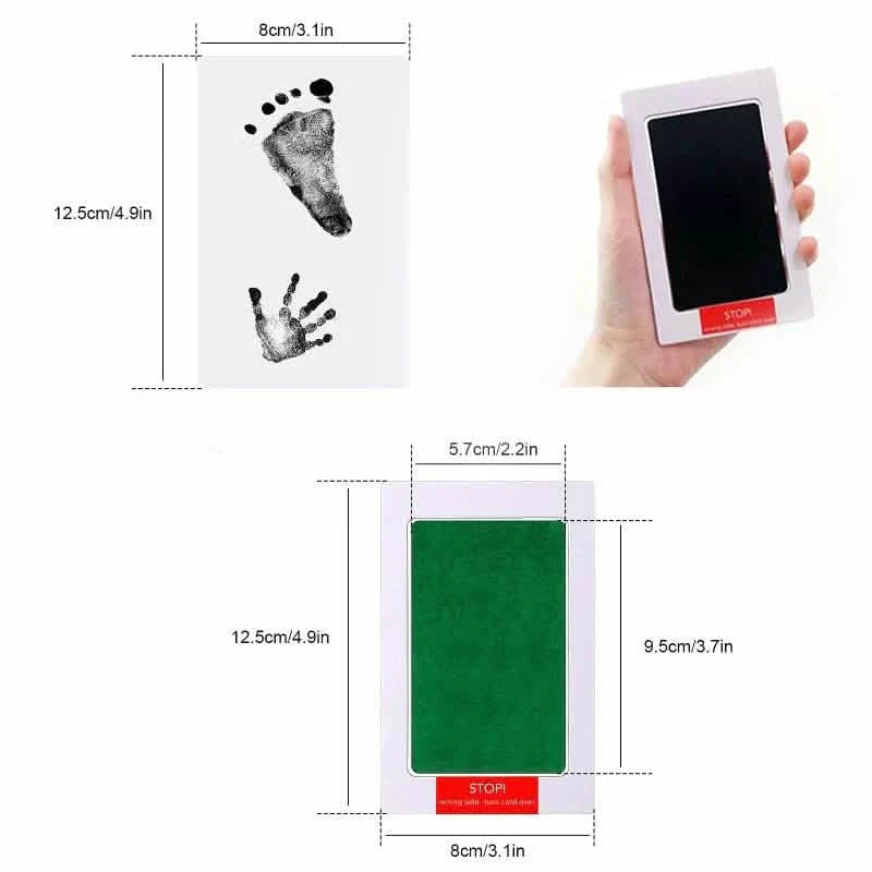 2-Pack: Non-toxic Ink Pads Pet Paw Print Pad Inkless Clean Touch Ink Kit by DailySale