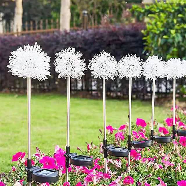2-Pack: Outdoor Solar Dandelion Lawn Lights by DailySale