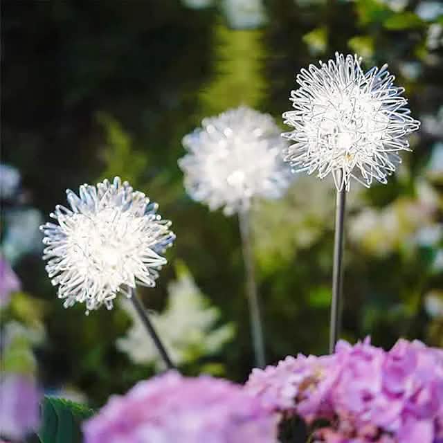 2-Pack: Outdoor Solar Dandelion Lawn Lights by DailySale