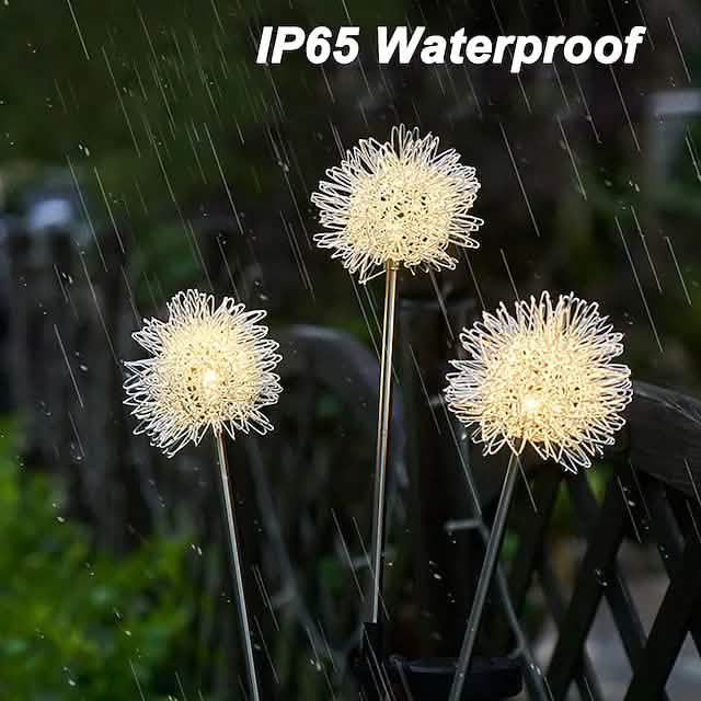 2-Pack: Outdoor Solar Dandelion Lawn Lights by DailySale