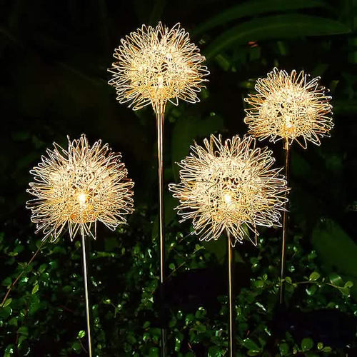 2-Pack: Outdoor Solar Dandelion Lawn Lights by DailySale