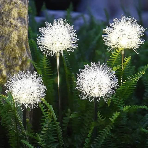 2-Pack: Outdoor Solar Dandelion Lawn Lights by DailySale