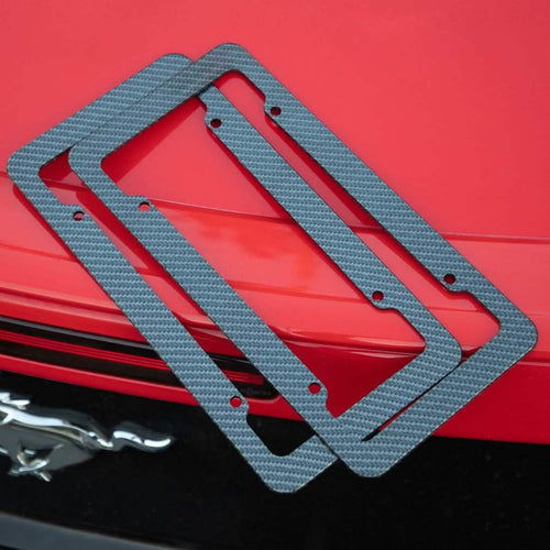 2-Pack: OxGord Carbon fiber License Plate Frame by DailySale