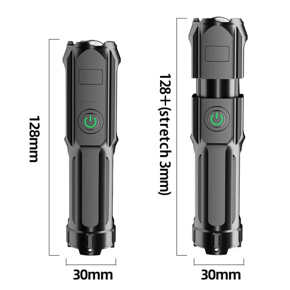 2-Pack: Portable and Multi-Functional Telescopic Zoomable Flashlight by DailySale