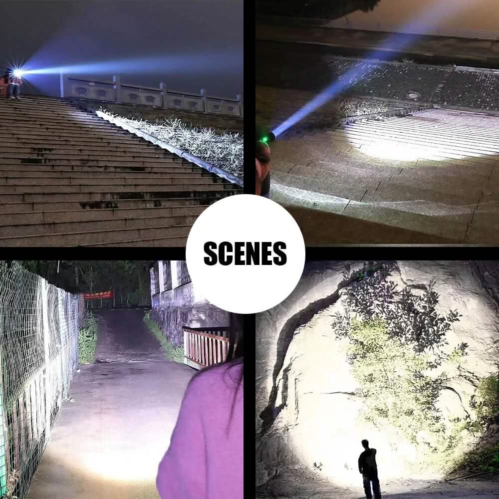 2-Pack: Portable and Multi-Functional Telescopic Zoomable Flashlight by DailySale