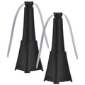 2-Pack: Portable Reflective Fly Repellent Fan Rechargeable Battery Powered by DailySale