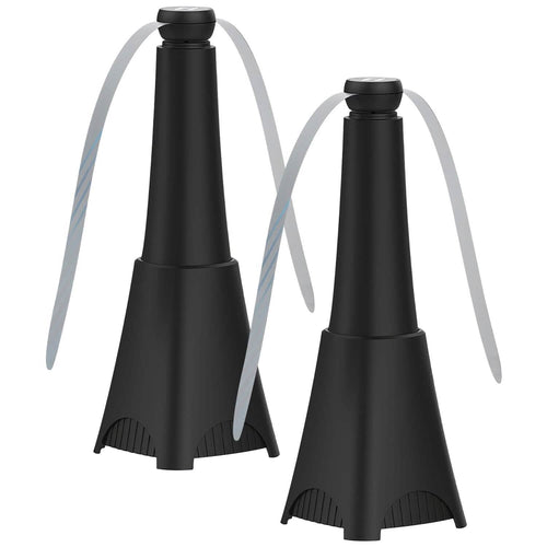 2-Pack: Portable Reflective Fly Repellent Fan Rechargeable Battery Powered by DailySale