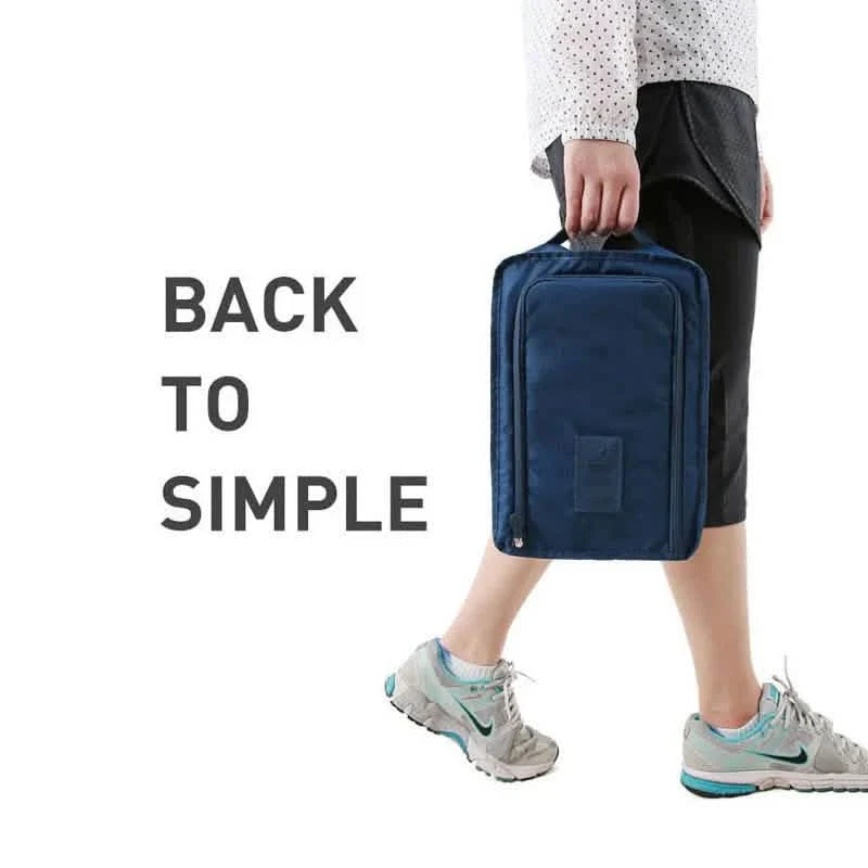 2-Pack: Portable Waterproof Travel Shoes Storage Bag by DailySale