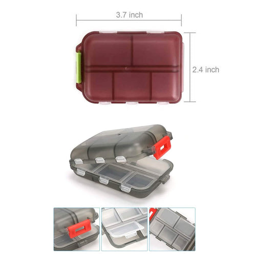 2-Pack: Portable Weekly Travel Pill Organizer Case by DailySale