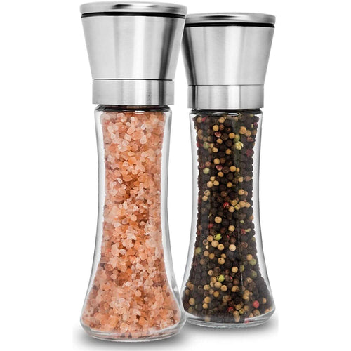 2-Pack: Premium Stainless Steel Salt and Pepper Grinder by DailySale