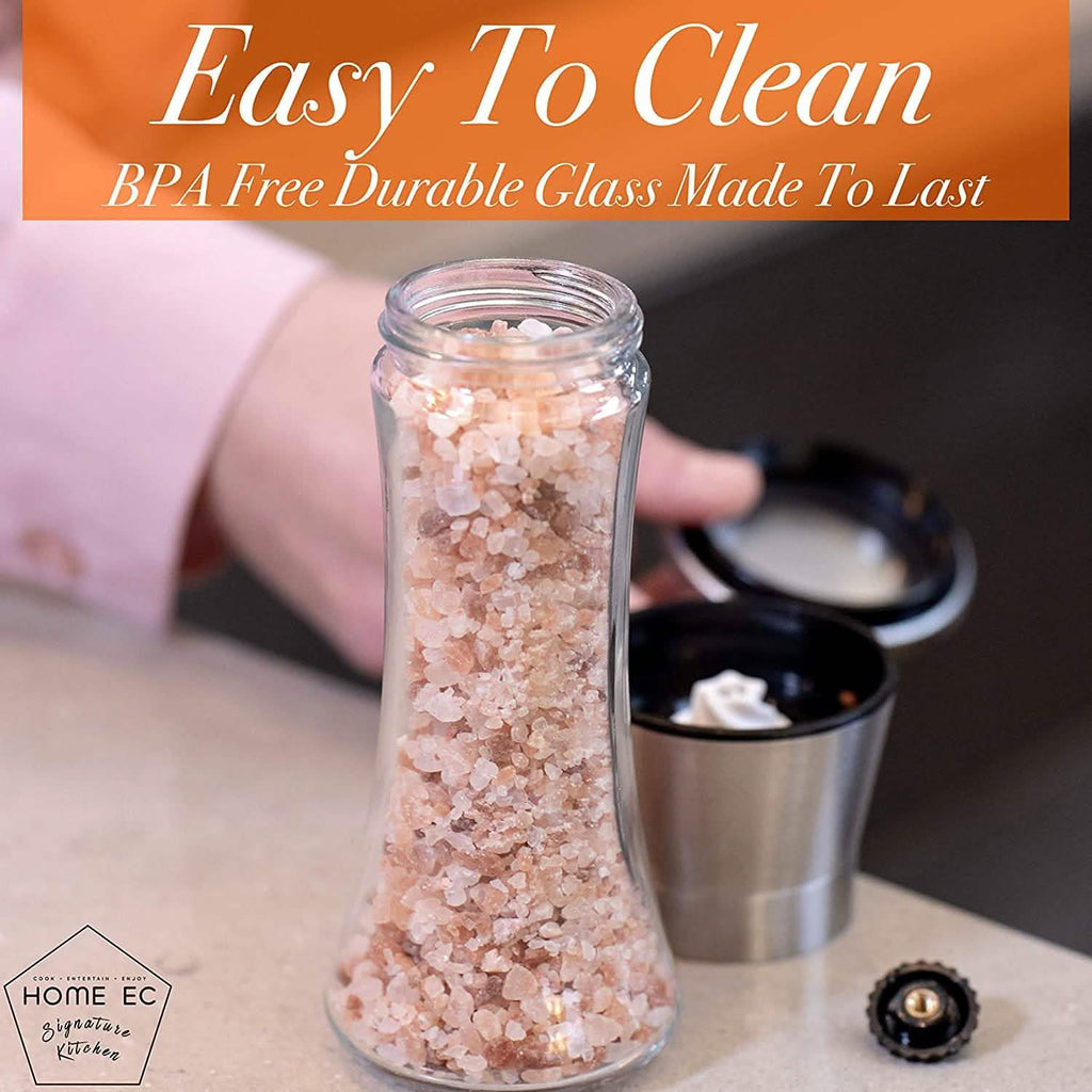 2-Pack: Premium Stainless Steel Salt and Pepper Grinder by DailySale