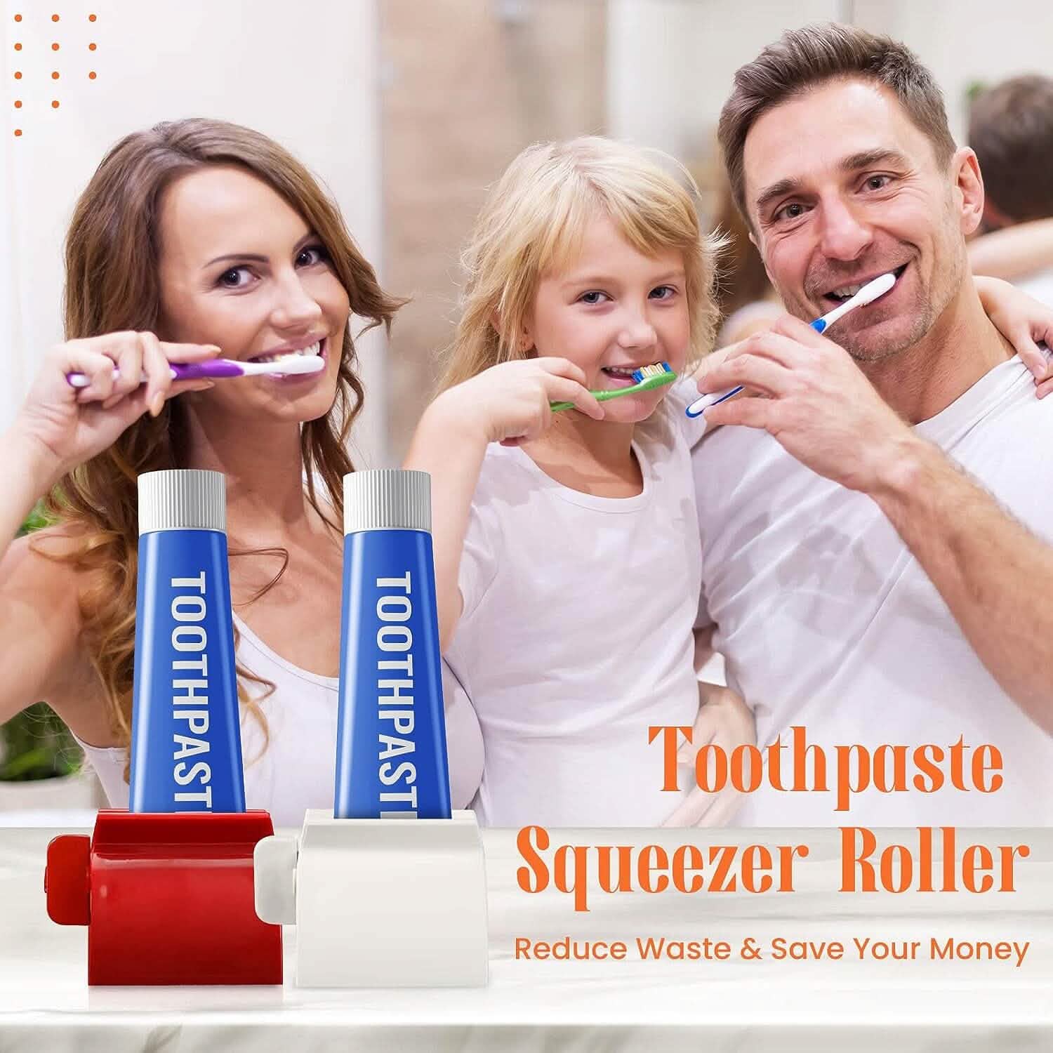 2-Pack: Rolling Tube Toothpaste Squeezer Dispenser by DailySale