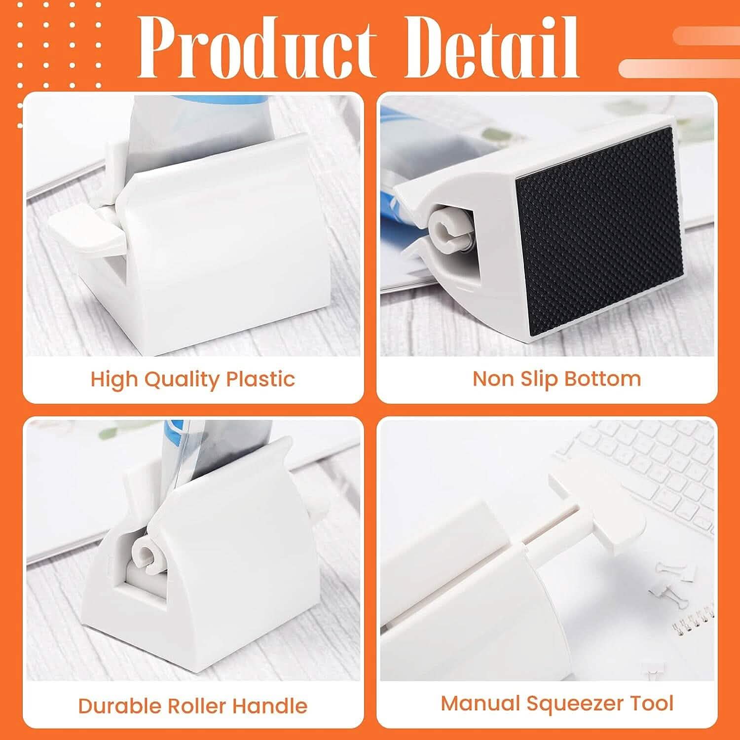 2-Pack: Rolling Tube Toothpaste Squeezer Dispenser by DailySale