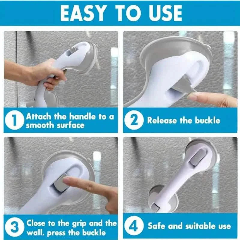 2-Pack: Shower Handle Grab Bars For Bathtubs And Showers by DailySale