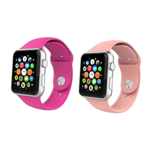 2-Pack: Silicone Apple Watch Straps by DailySale