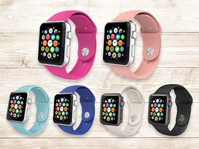 2-Pack: Silicone Apple Watch Straps by DailySale